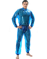 PVC Wider Cut Overall with 2 Way Zipper through Crotch
